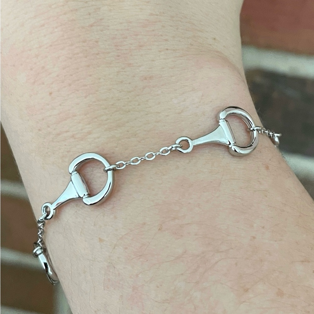 Spaced Half Snaffle Bit Bracelet